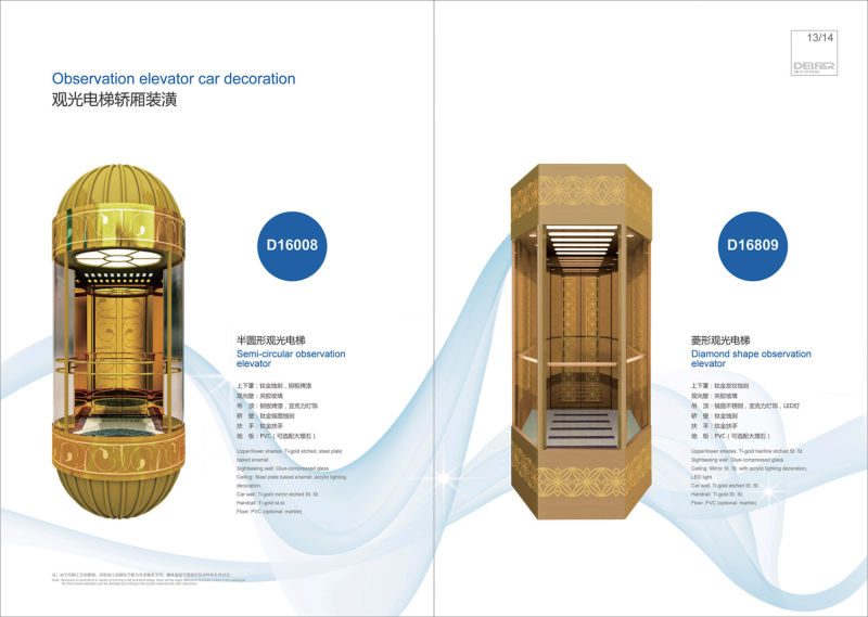 Semi-Circular Observation Elevator