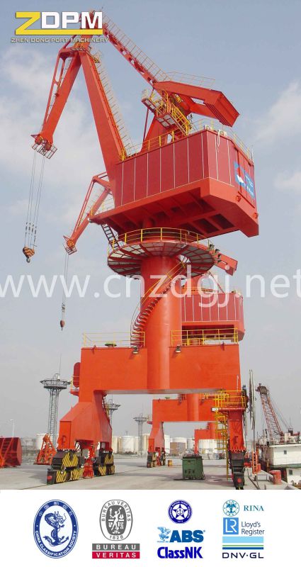 Port Shipyard Mobile Luffing Jib Crane for Lifting