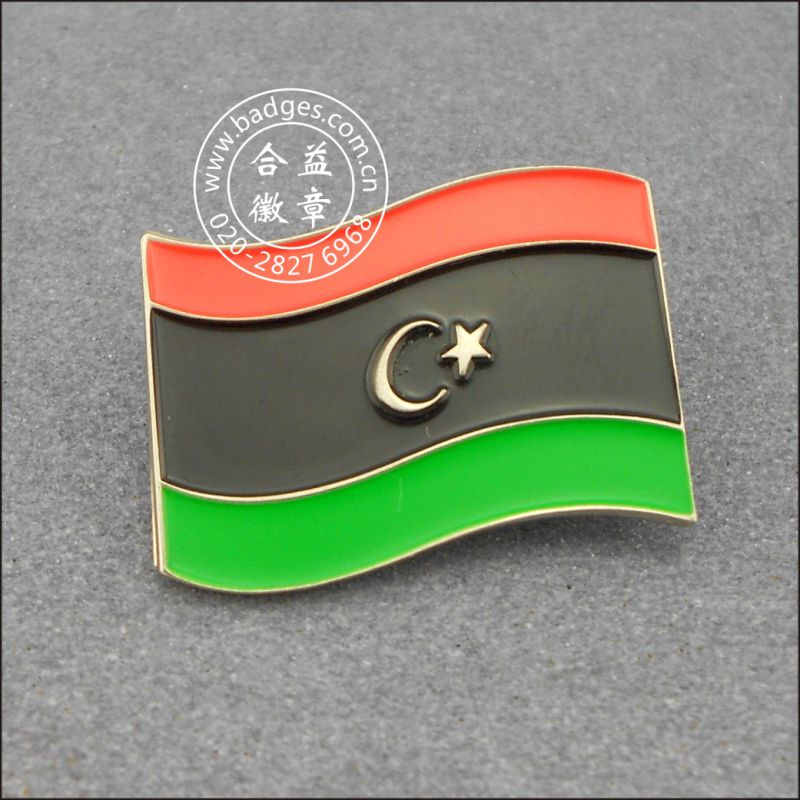 National Flag Lapel Pin, Metal Badges (GZHY-LP-024)