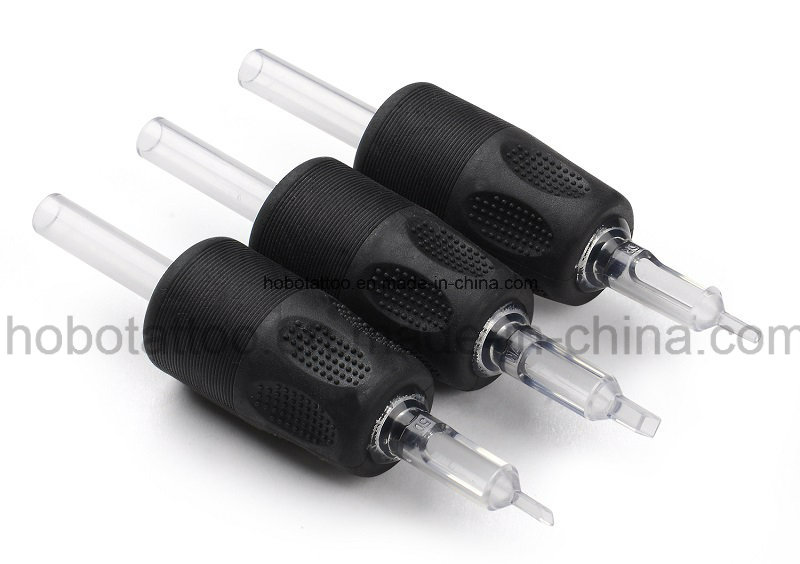 Top Grade Soft Disposable Tattoo Tube with Black Tip