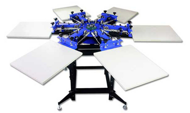 TM-R6 6-Color Manual T-Shirt Screen Printing Machine