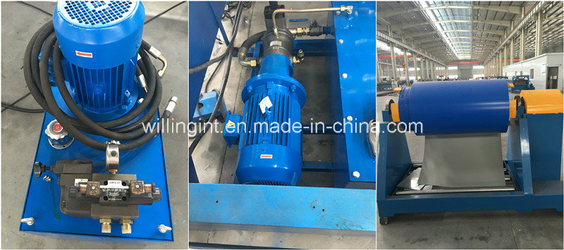 Hot Trapezoidal Steel Profile Wall Roll Forming Machine