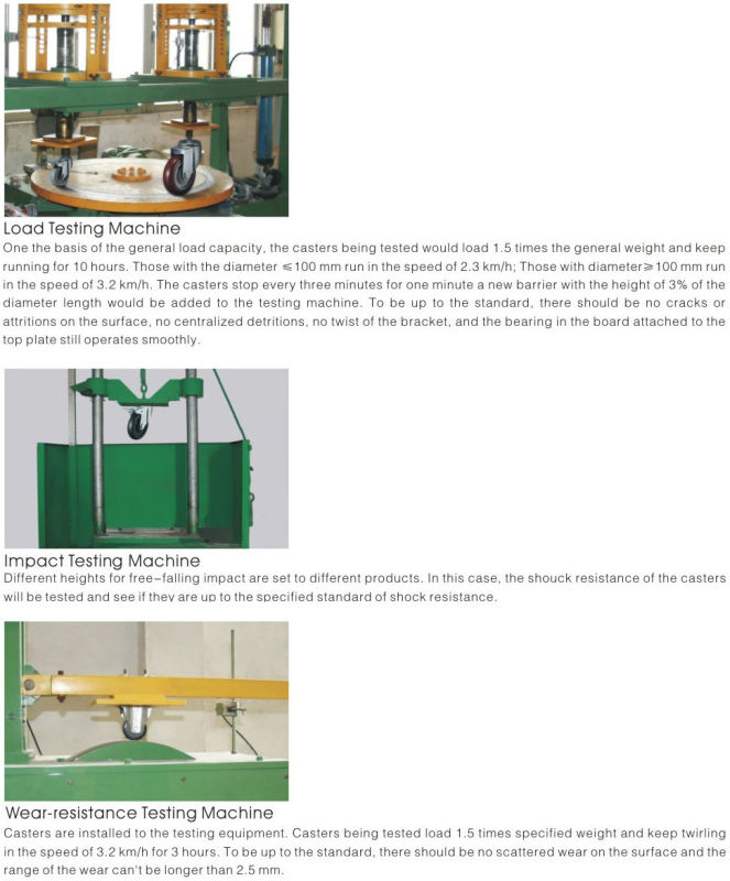 Light Duty Caster Series - Plate Fork W/ Side Brake - PP