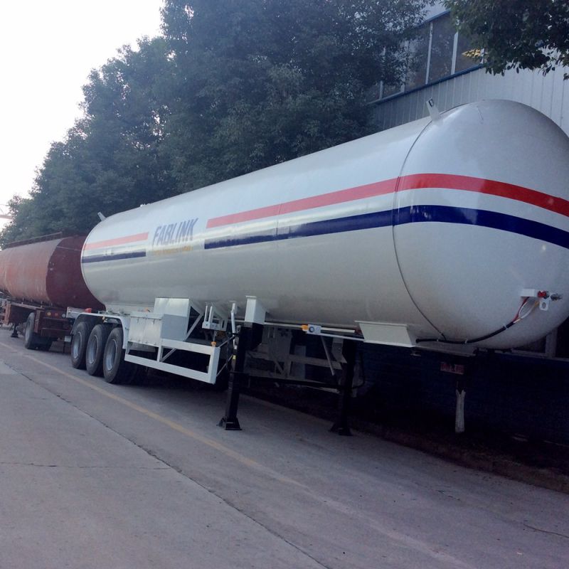 60000 Liters LPG Tanker Transportation Trailer Truck