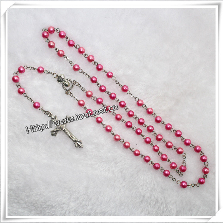 Rose Beads Finger Rosary and Cross Finger Rosary (IO-CE061)