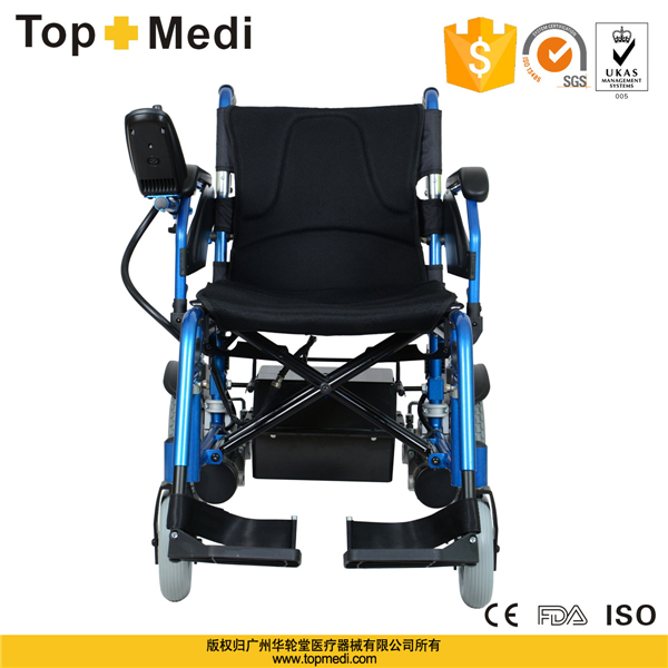 Topmedi Lightweight Powerful Desk Armrest Power Electric Wheelchair