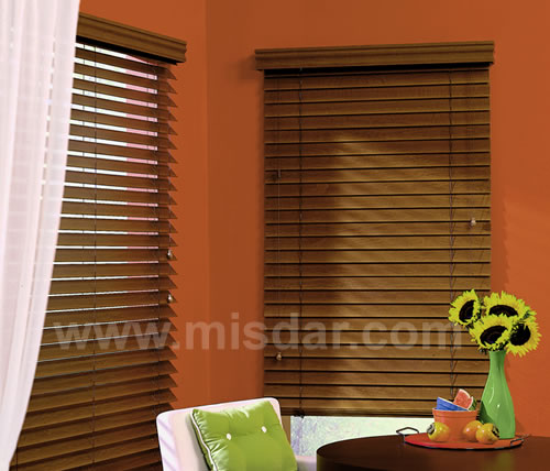 Electric Wood Venetians Blinds