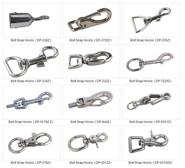 Zinc Alloy Snap Hook for Bag or Pet (017Hz)