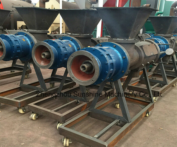 260 Sheep Manure Extruder Machine Poultry Cow Dung Dewatering Machine