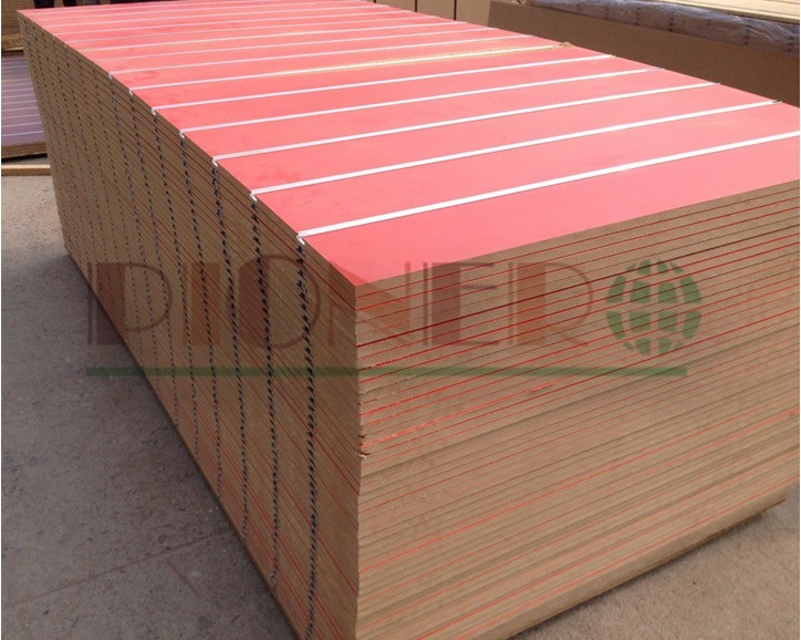 Grooved and Slotted Melamine MDF