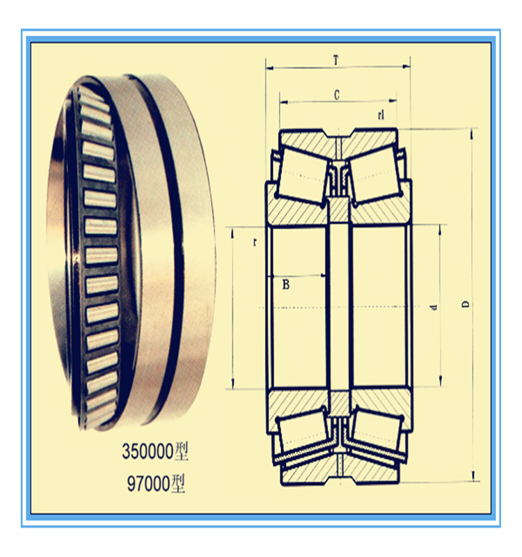 Good Quality Textile Manufacturing Double Row Taper Roller Bearing 352944