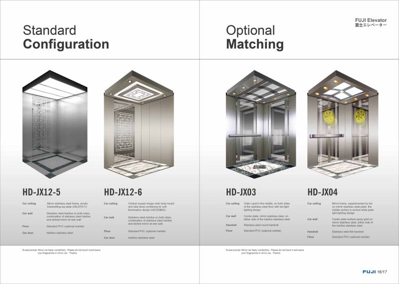 FUJI Passenger Elevator Lift (HD-JX04)