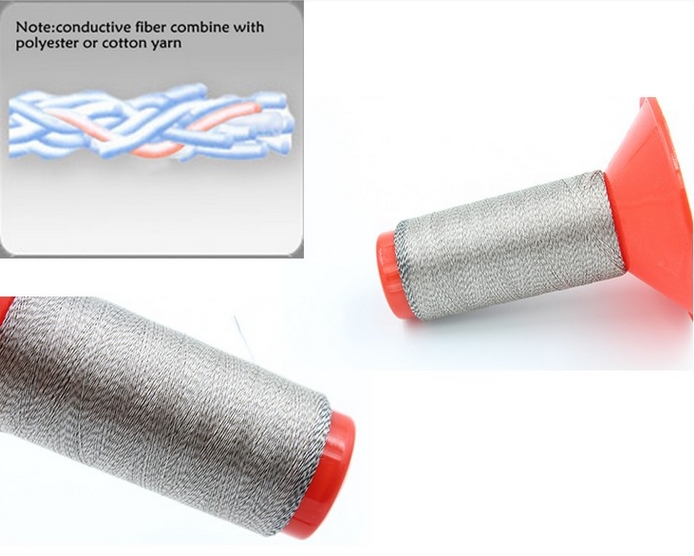 Silver Coated Conductive Fiber Yarn