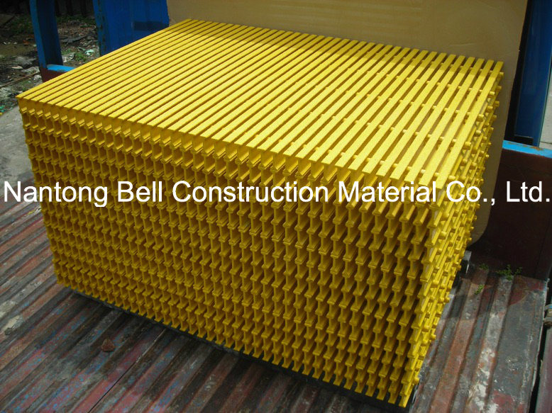 Fiberglass Pultruded Grating, Glassfiber Pultrusions, FRP/GRP Grating.