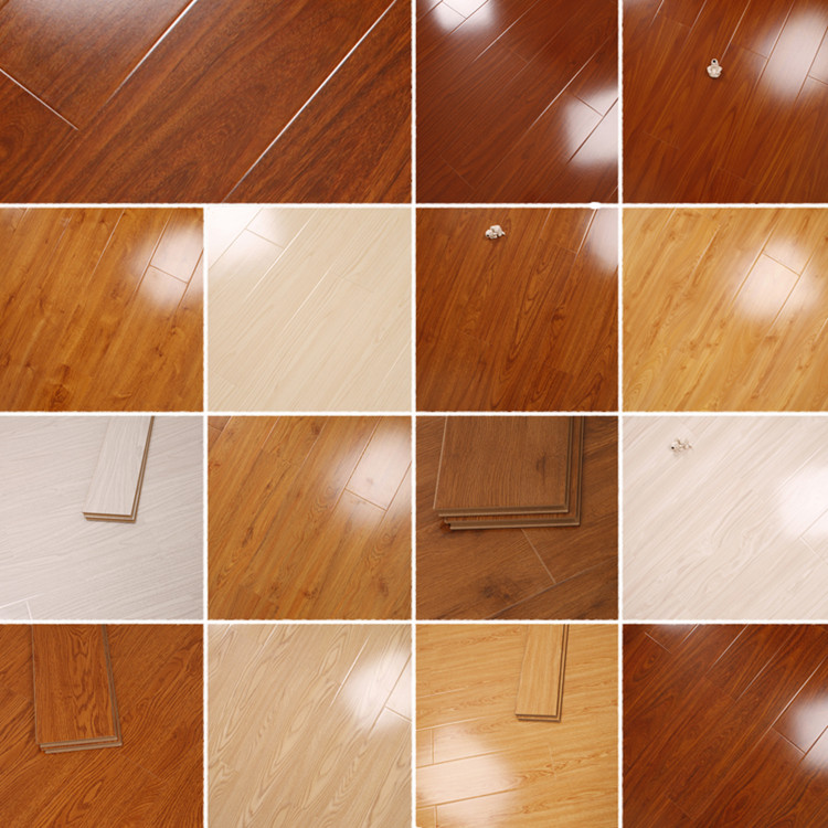 8mm V-Groove E1 AC4 HDF Parquet Laminated Wooden Laminate Wood Flooring