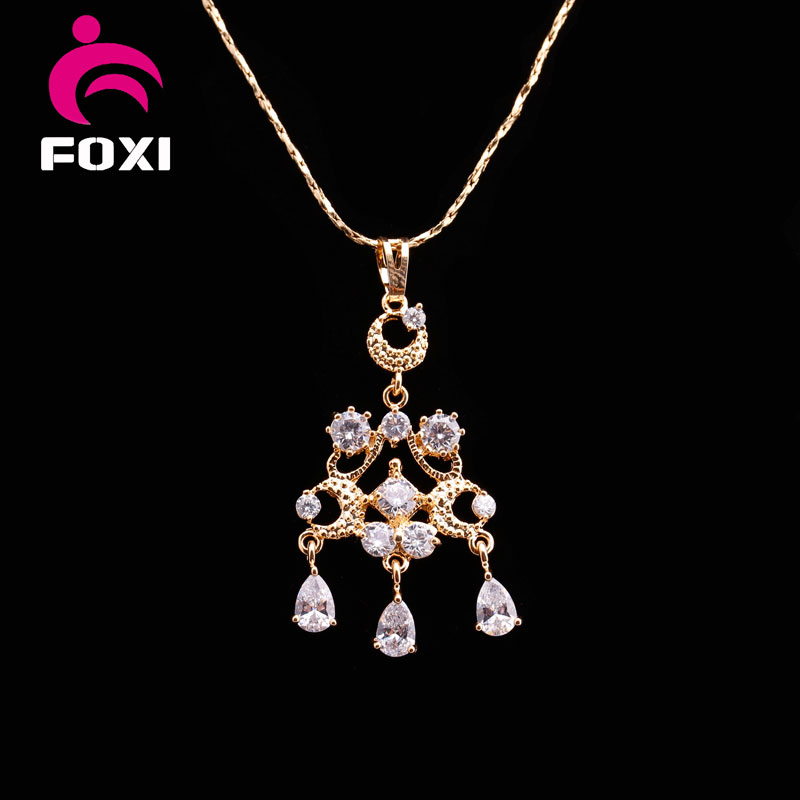 Arabic Fashion 24k Gold Pendant Necklace