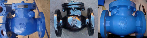 Dual Plates Cast Iron Butterfly Type Check Valves