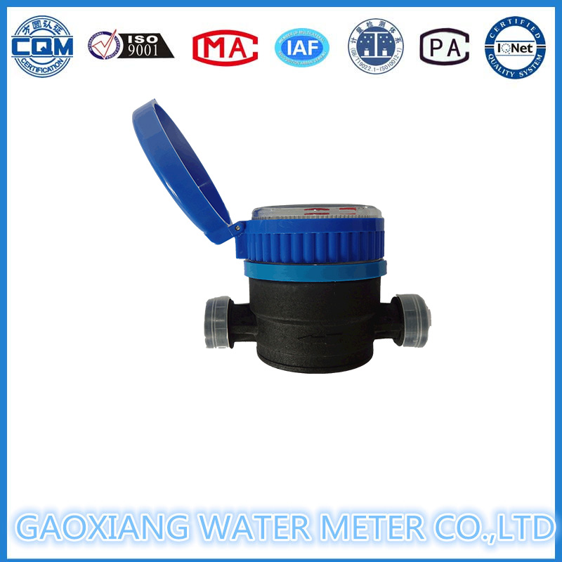 Nylon Single Jet Dry Type Water Meter Dn15-Dn25