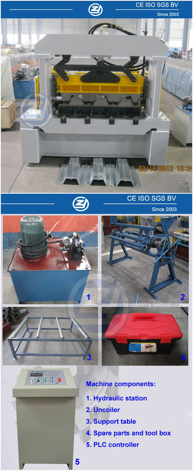 Floor Decking Roll Forming Machine Price