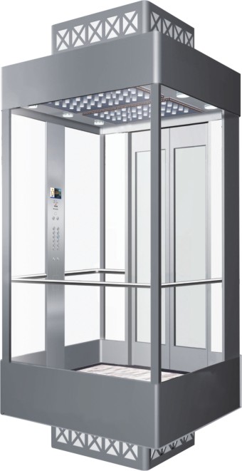 Panoramic Passenger Elevator for Commercial Use