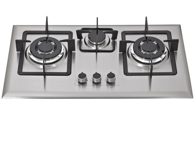 3 Burner Stainless Steel Built in Gas Stove