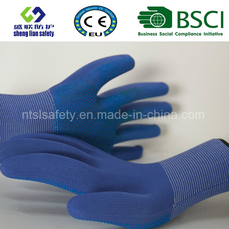 PVC Dots Work Safety Polyester Gloves