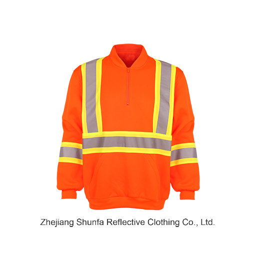 Class3 CSA Z96 High Visibility Safety Sweatshirt with Reflective Tape