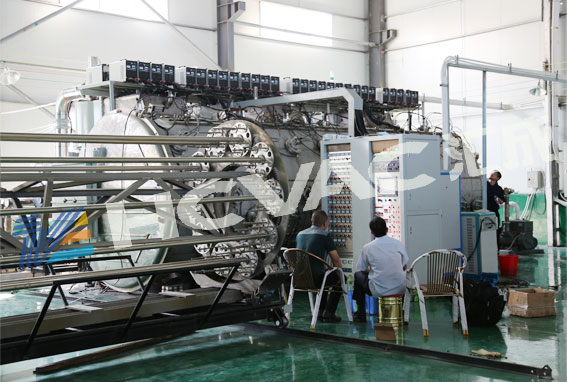 Hcvac Big Horizental PVD Coating Machine for 3m 6m Stainless Steel Pipe