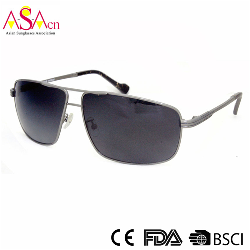 Fashion Metal Quality Designer Polarized Sunglasses with UV400 (16008)