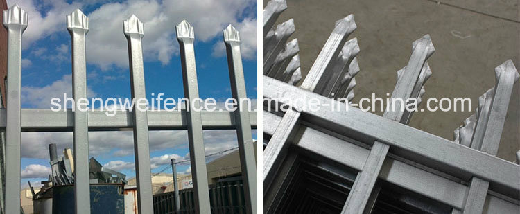 Cheap Galvanized Steel Picket Garden Fence Panels