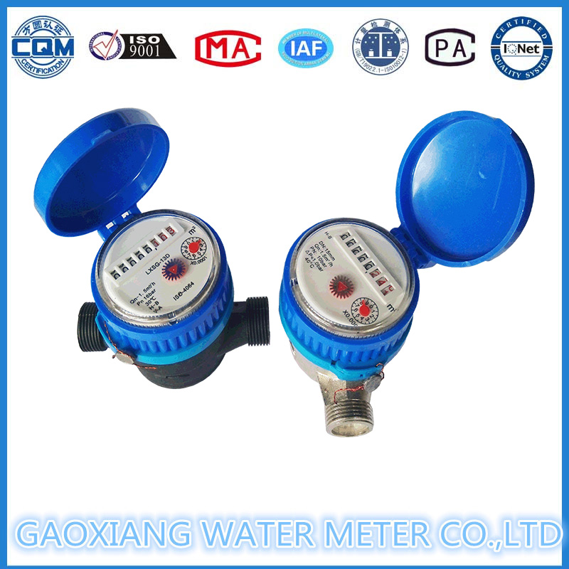 Dn15mm Nylon Single Jet Cold Water Meter