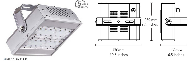 80W High Quality LED Tunnel Lighting From China Suppier