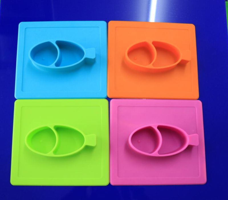 New Design Baby Silicone Mat with Dinner Bowl Set