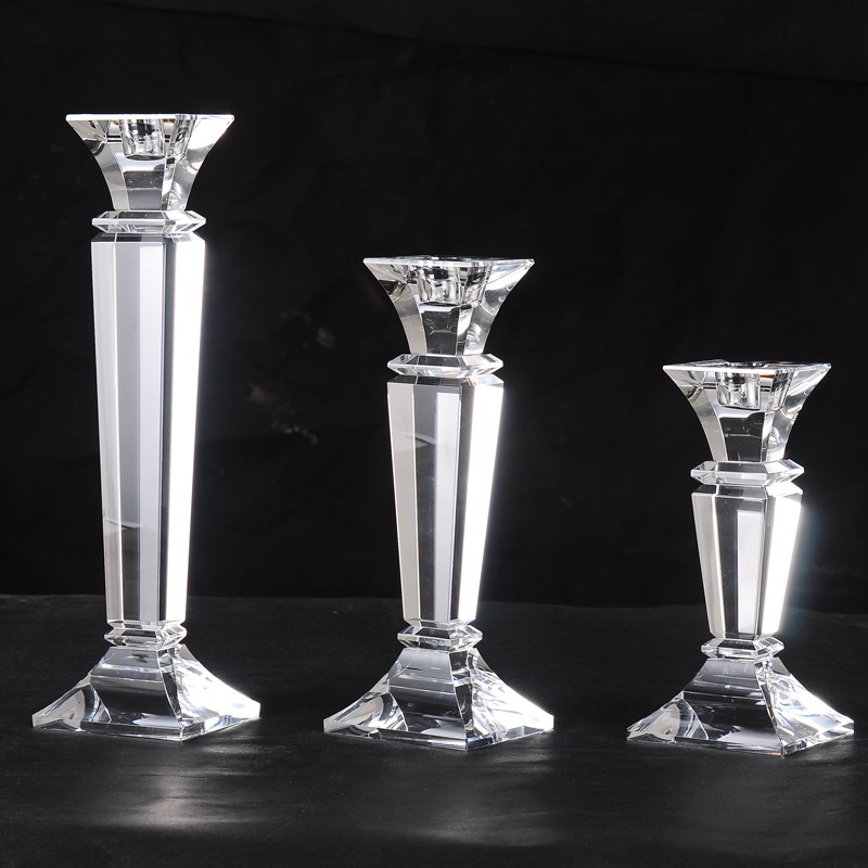 Crystal Candlestick, European Style Home Decoration, Wedding Candle Holder