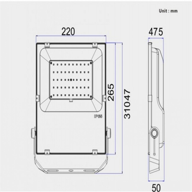 40W 50W 80W 100W 120W Osram 3030 LED Driverless Floodlight