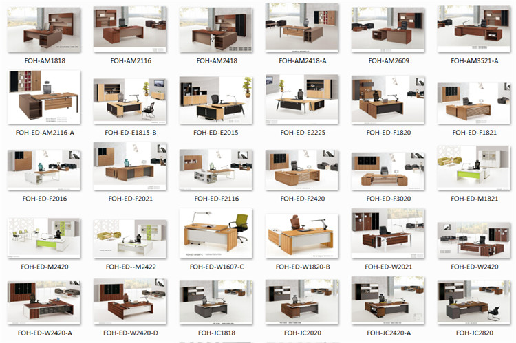 New Model Modern Office Workstation for Two Person (FOH-SS3050-2U)