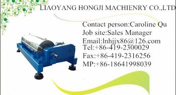 China Factory Automatic Continuous Discharging Sludge Dewatering Decanter Centrifuge