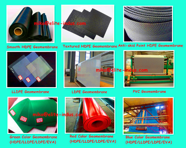 Smooth Textured Surface LLDPE Geomembrane 0.5mm 0.75mm 1.0mm 1.5mm 2.0mm