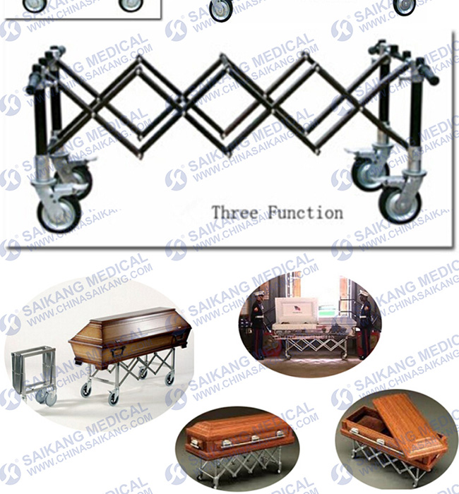 Casket Transportation Church Casket Trolley with Professional Service