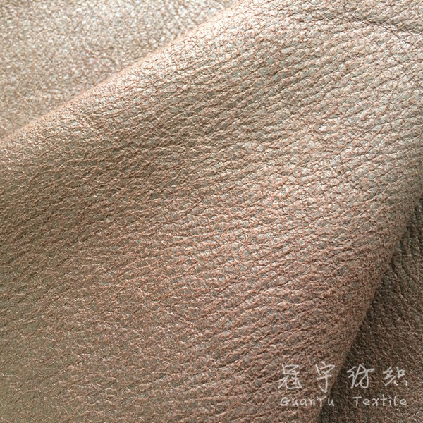 Thick Bonded 3 Layers Polyester Leather Sofa Fabric