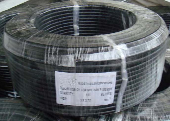 Multi Core PVC Shielded Flexible Control Cable 300/300V and  300/500V