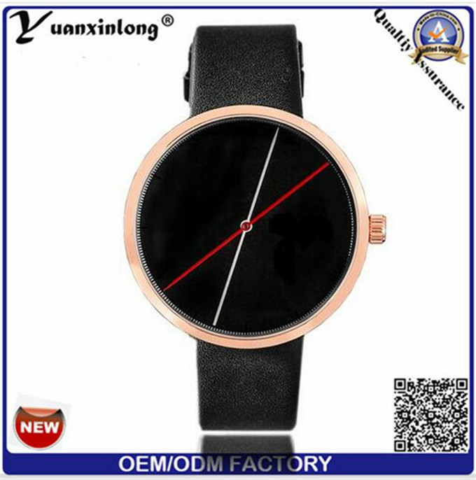 Yxl-539 2016 Splendid New Luxury Fashion Leather Men Blue Ray Glass Quartz Analog Watch Casual Cool Watch Brand Men Watch