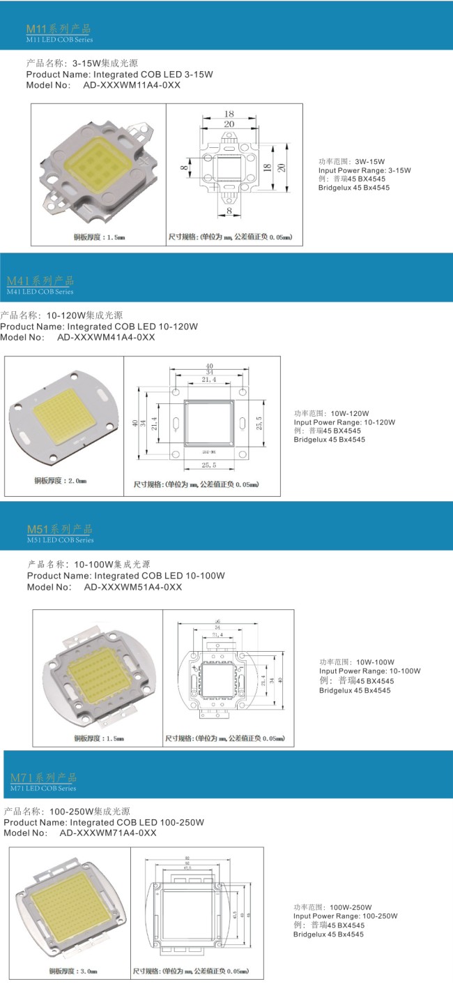 SMD 3030 AC 220V LED PCB for 10W Outdoor Driverless LED Floodlight No Driver