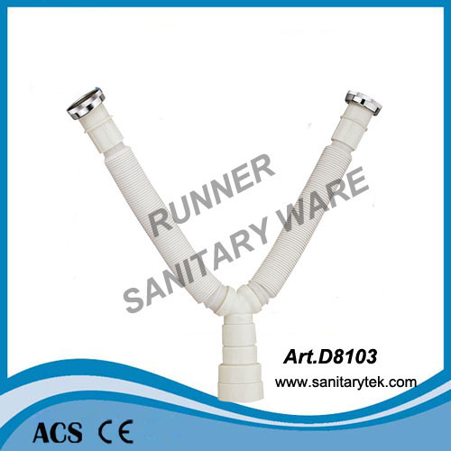 Flexible Drain Pipe with Waste (D8130 / D8131)