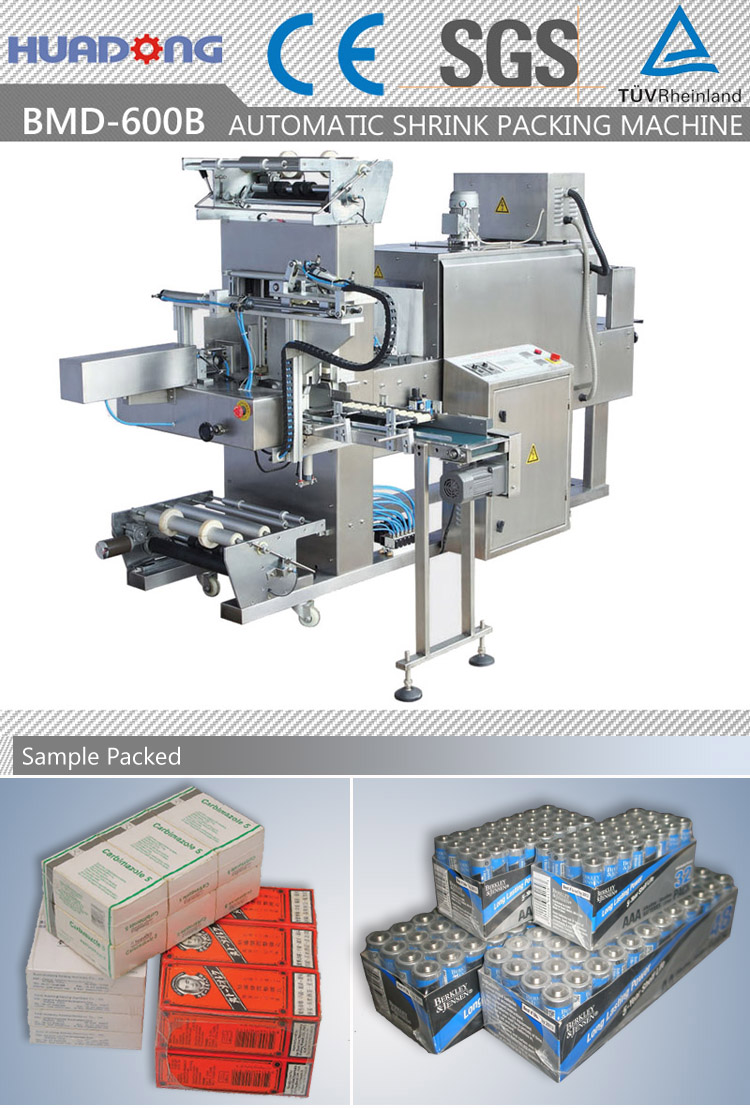 Auto Stainless Steel Sleeve Sealing & Shrink Packaging Machine