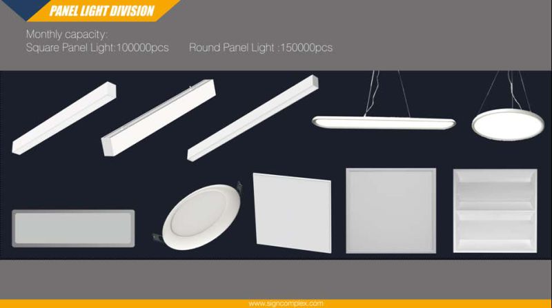 Ceiling/Recessed/Hanging Square 600*600mm SMD LED Panel Light Fixture with Ce RoHS ERP