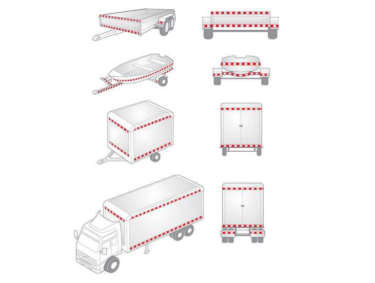 Road Safety Reflective Tape Sheeting Film (C3500-AW)