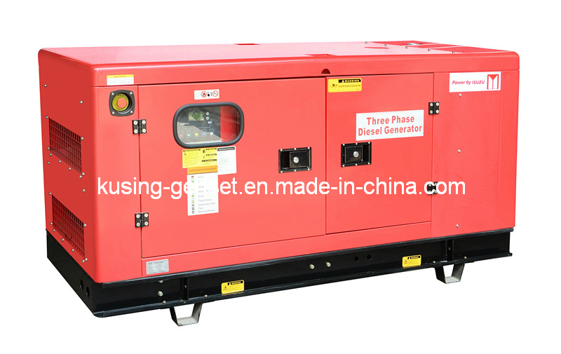 25kVA/20kw Silence Soundproof Diesel Generator with Isuzu Engine