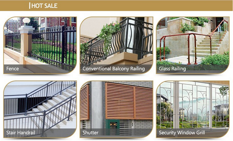 Decorative Metal Garden Fencing with 15 Years Rust Resistance