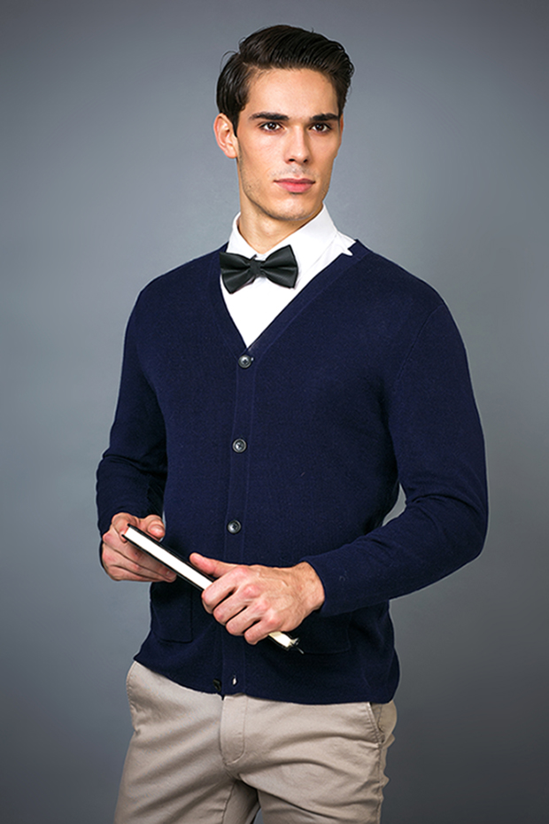 Men's Fashion Cashmere Blend Sweater 17brpv095